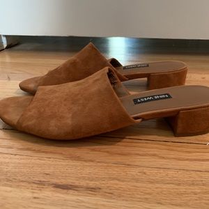Suede Nine West Mules